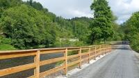 Lávka nova trasa ŽB - Líšný